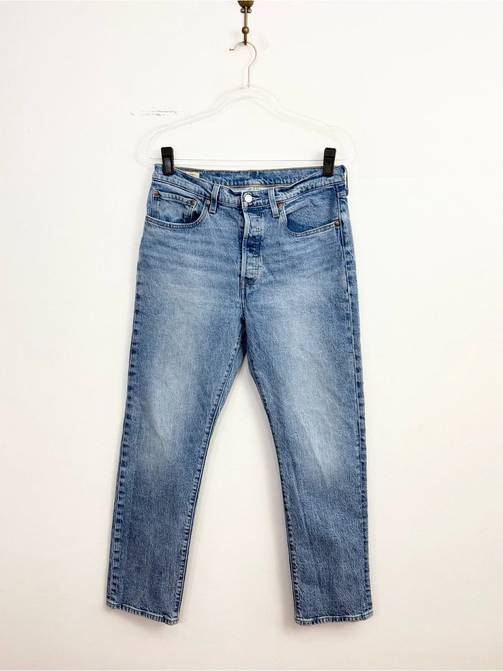 Levi’s 501 Original Straight Light Wash Jeans 31x30 - Picture 2 of 7